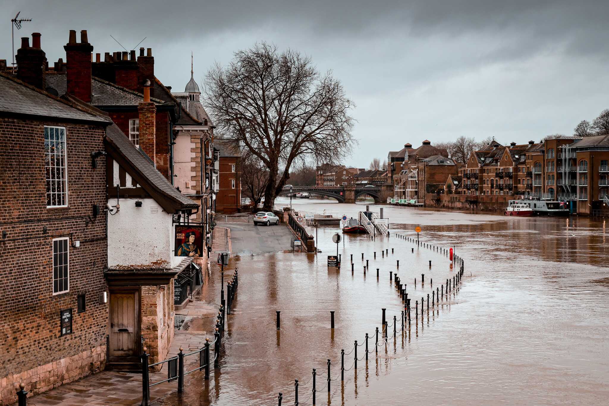 Flooded river ouse