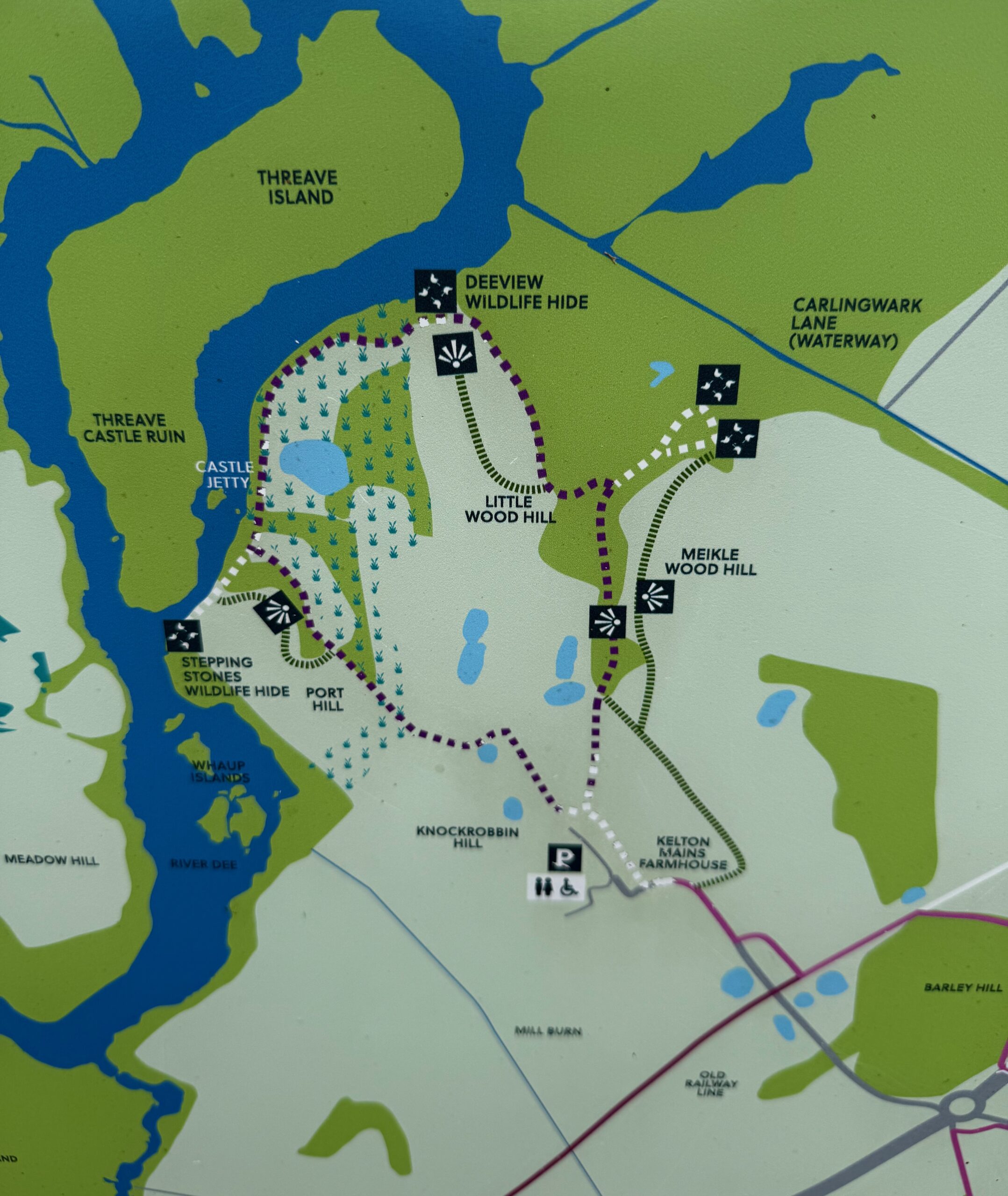 Map of Threave Nature Reserve