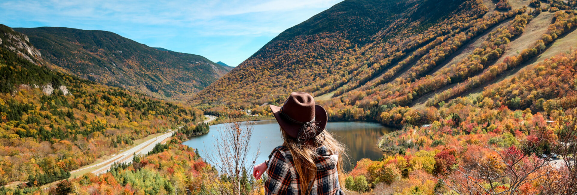 View from Artist’s Bluff overlooking Echo Lake