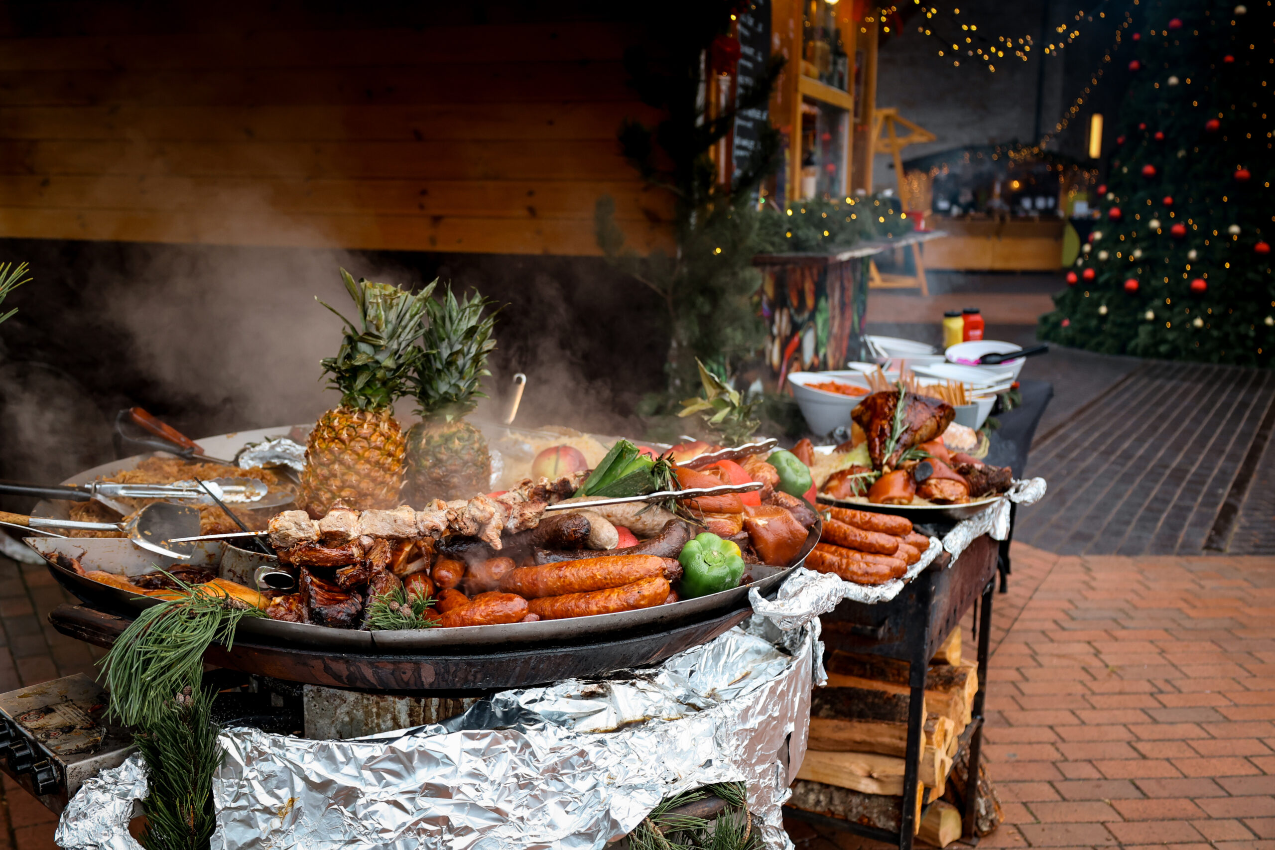 food at Tallinn Christmas markets Estonia