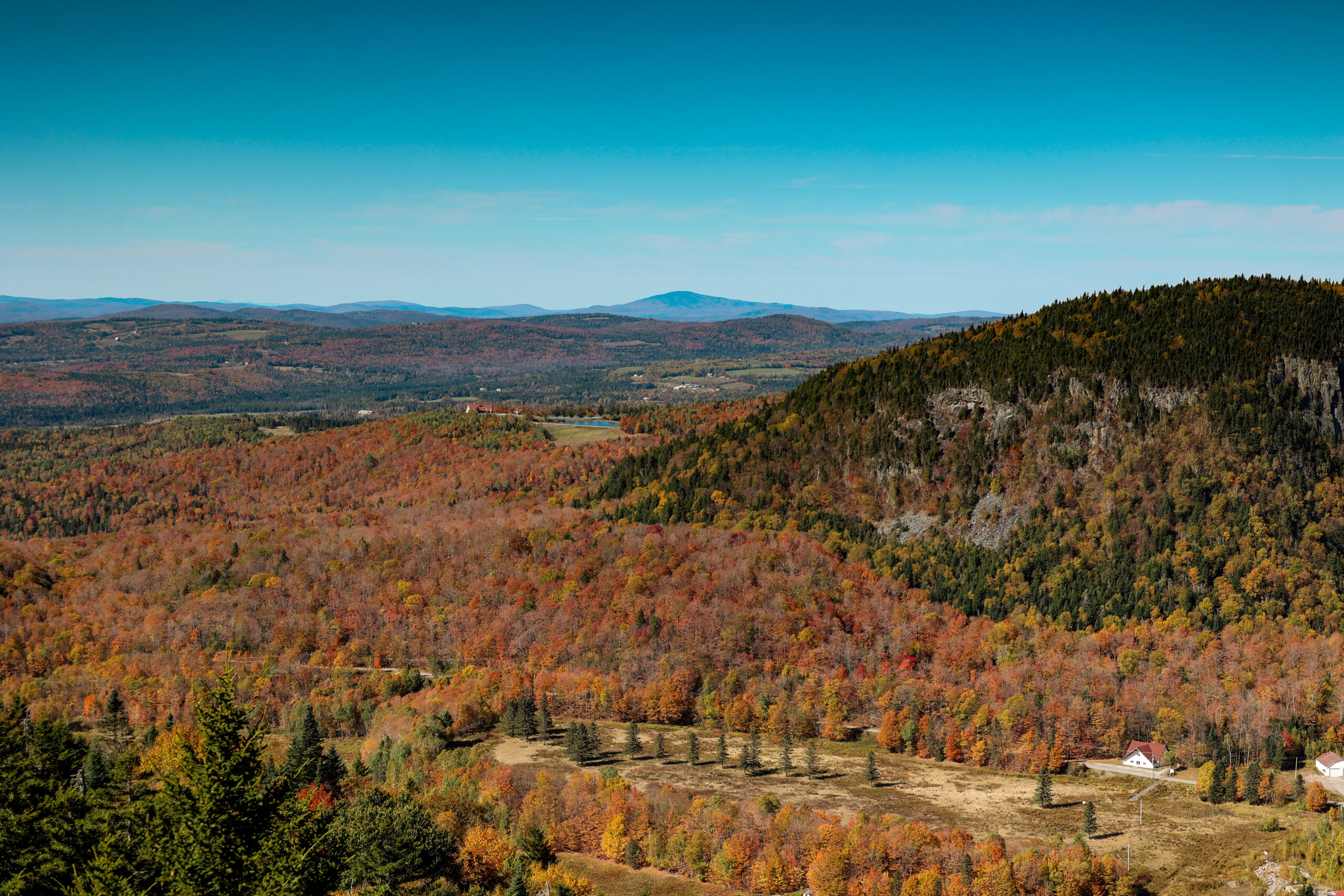 fall colours over Dixville Notch